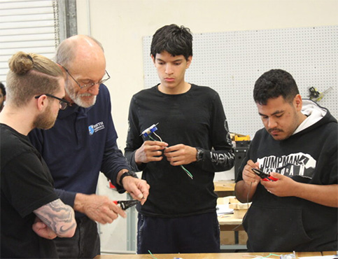 Mentors pour into teens,young adults with tradeskills, certifications